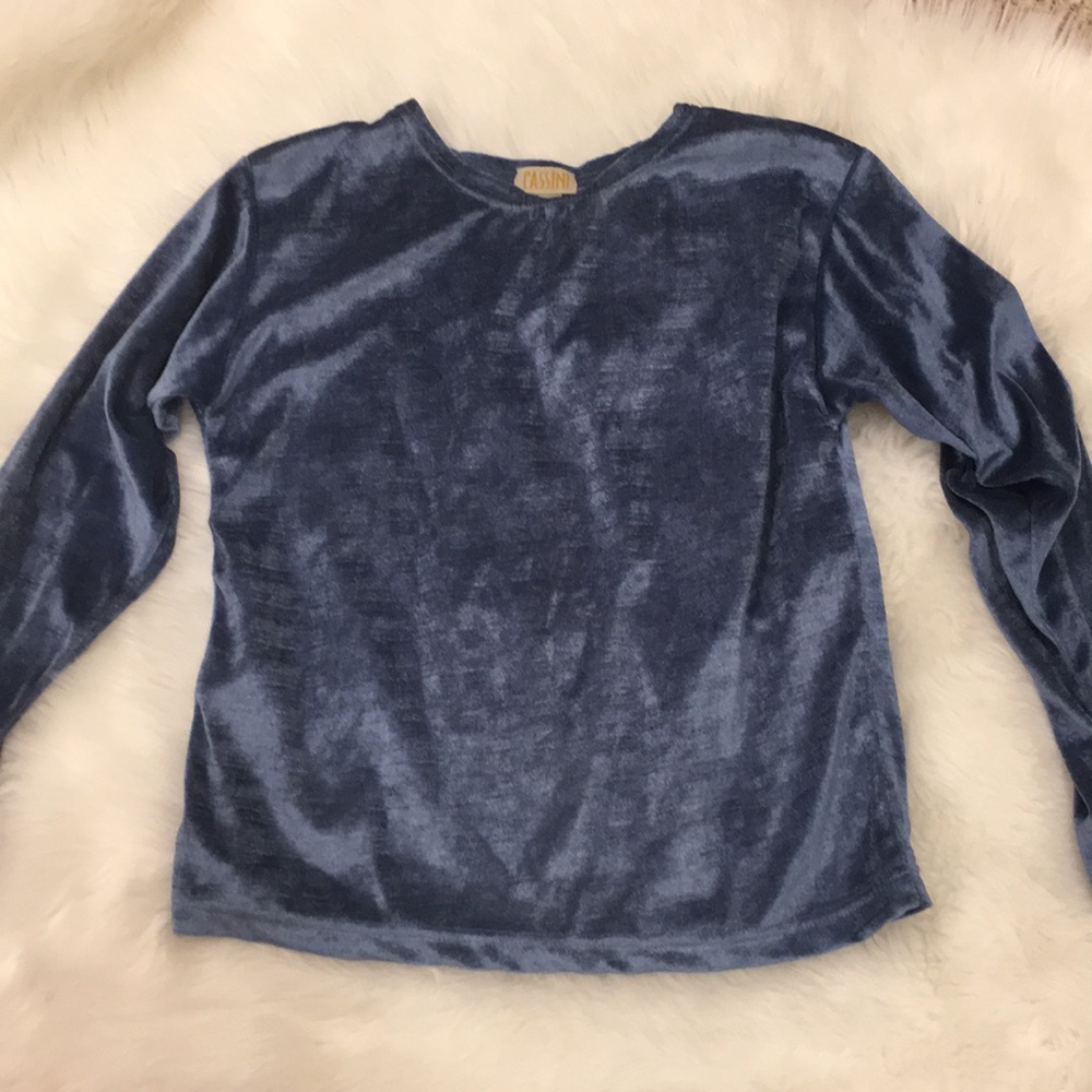 Vintage Blue Cassini Top